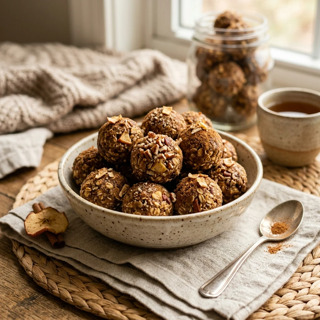 Cinnamon Apple Energy Bites
