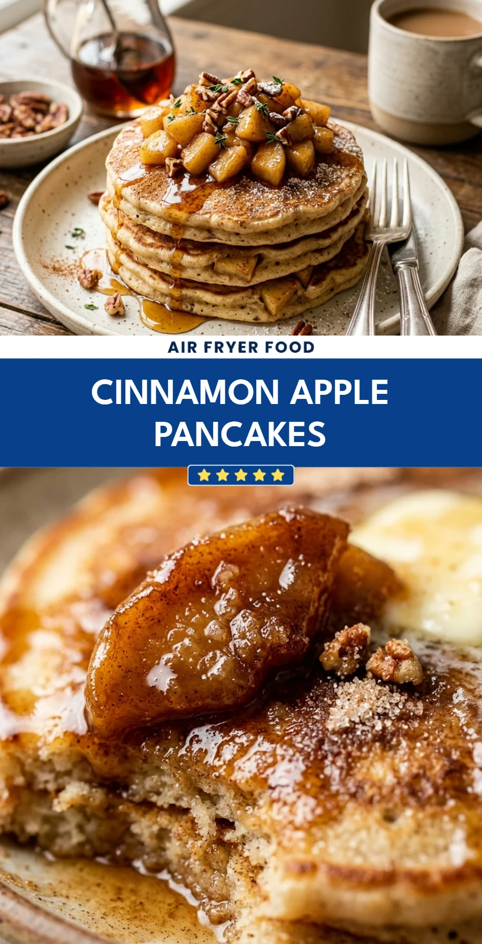 Cinnamon Apple Pancakes