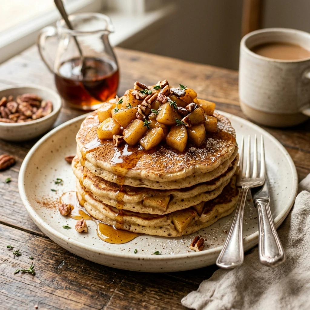 Cinnamon Apple Pancakes