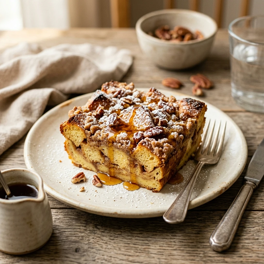 Cinnamon Maple French Toast Casserole Sweet Recipe