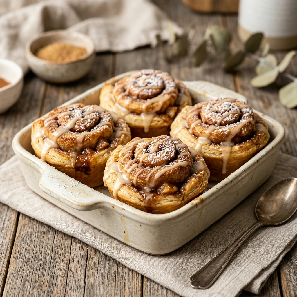 Cinnamon Roll Apple Pie Cups