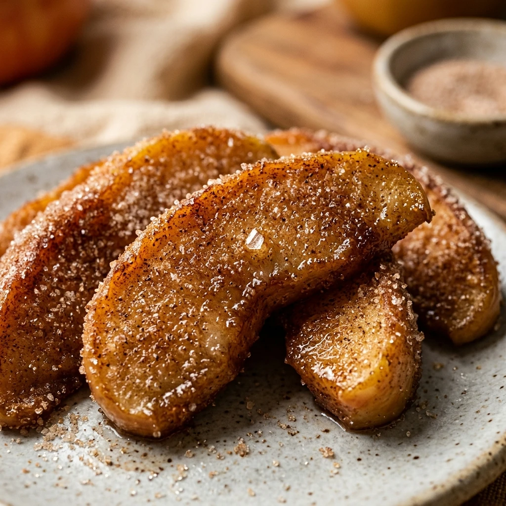 Cinnamon Sugar Apple Fries
