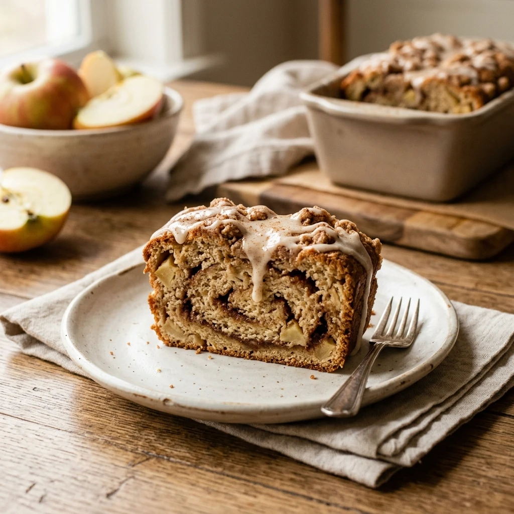 Cinnamon Swirl Apple Bread