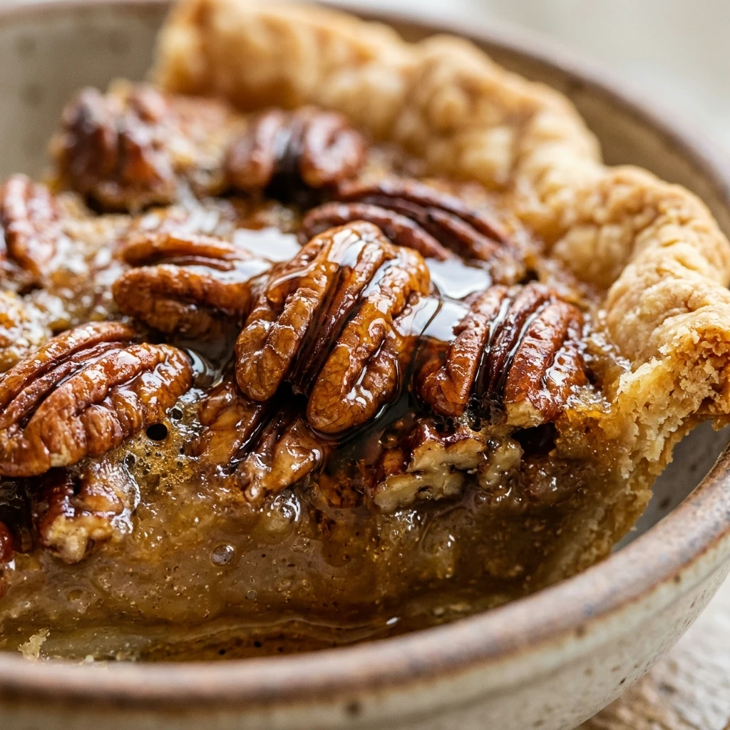 Classic Pecan Pie with Maple Syrup