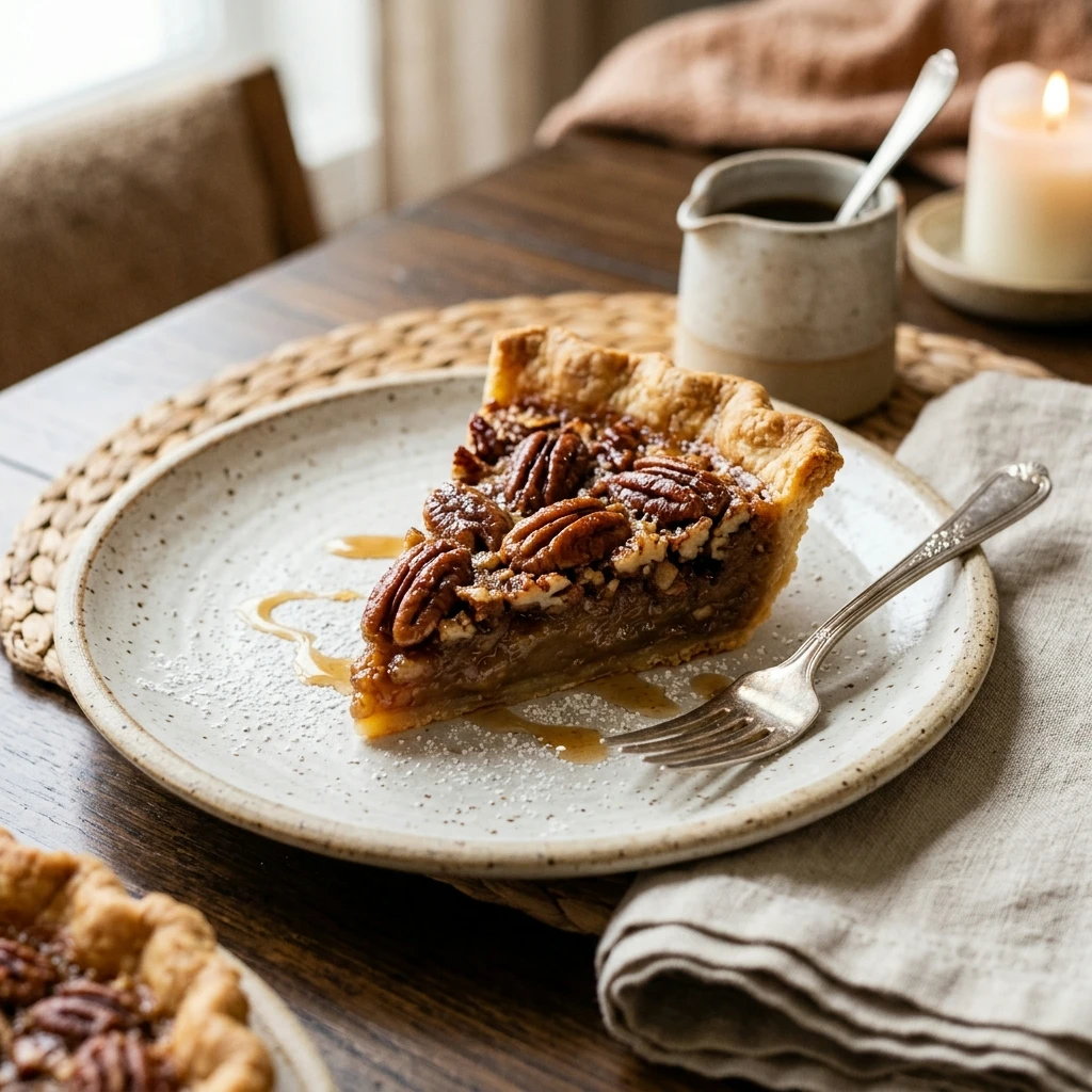 Classic Pecan Pie with Maple Syrup