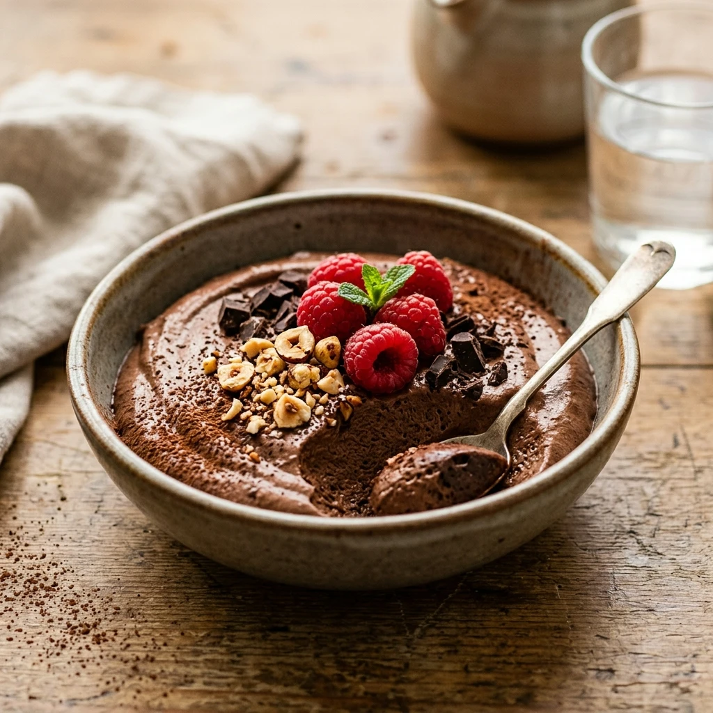 Cottage Cheese Chocolate Mousse High Protein Recipe