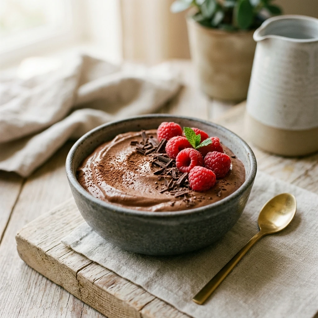 Cottage Cheese Chocolate Mousse High Protein