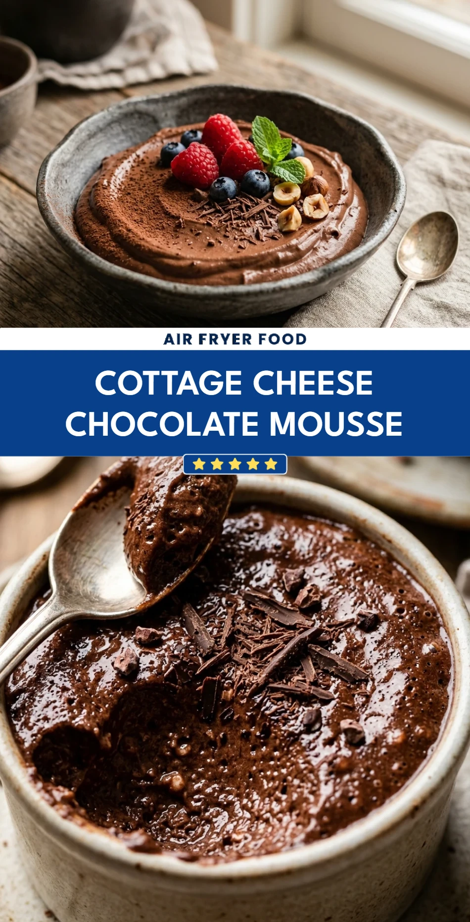 Cottage Cheese Chocolate Mousse