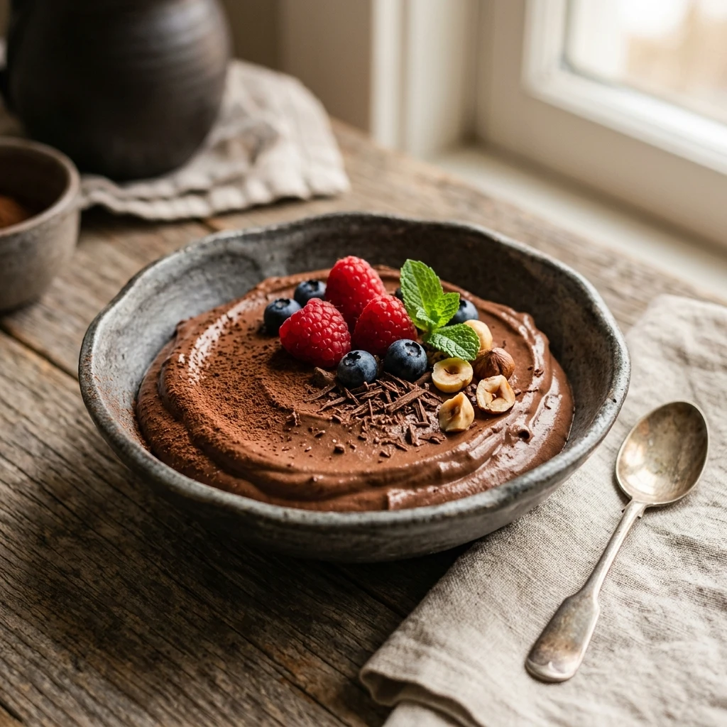 Cottage Cheese Chocolate Mousse