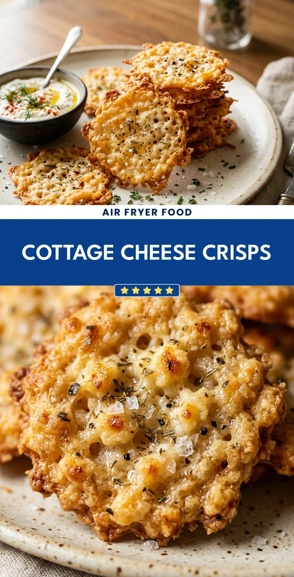Cottage Cheese Crisps