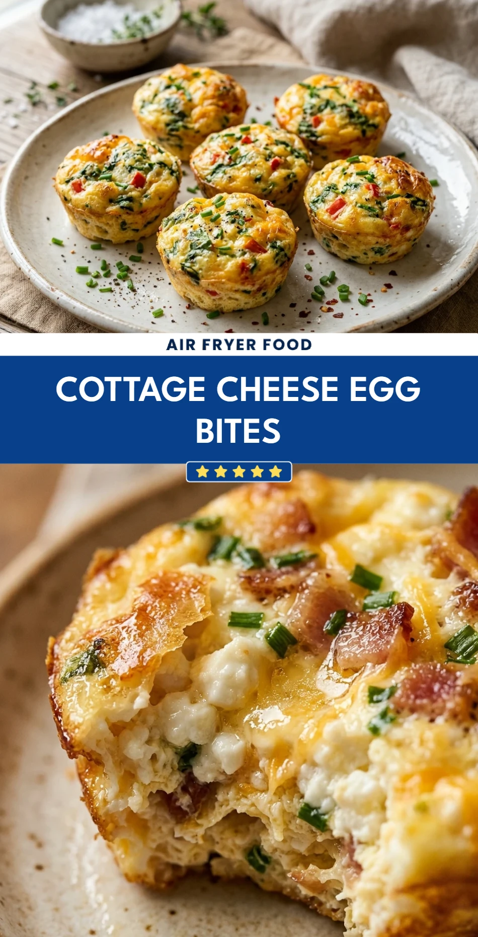 Cottage Cheese Egg Bites