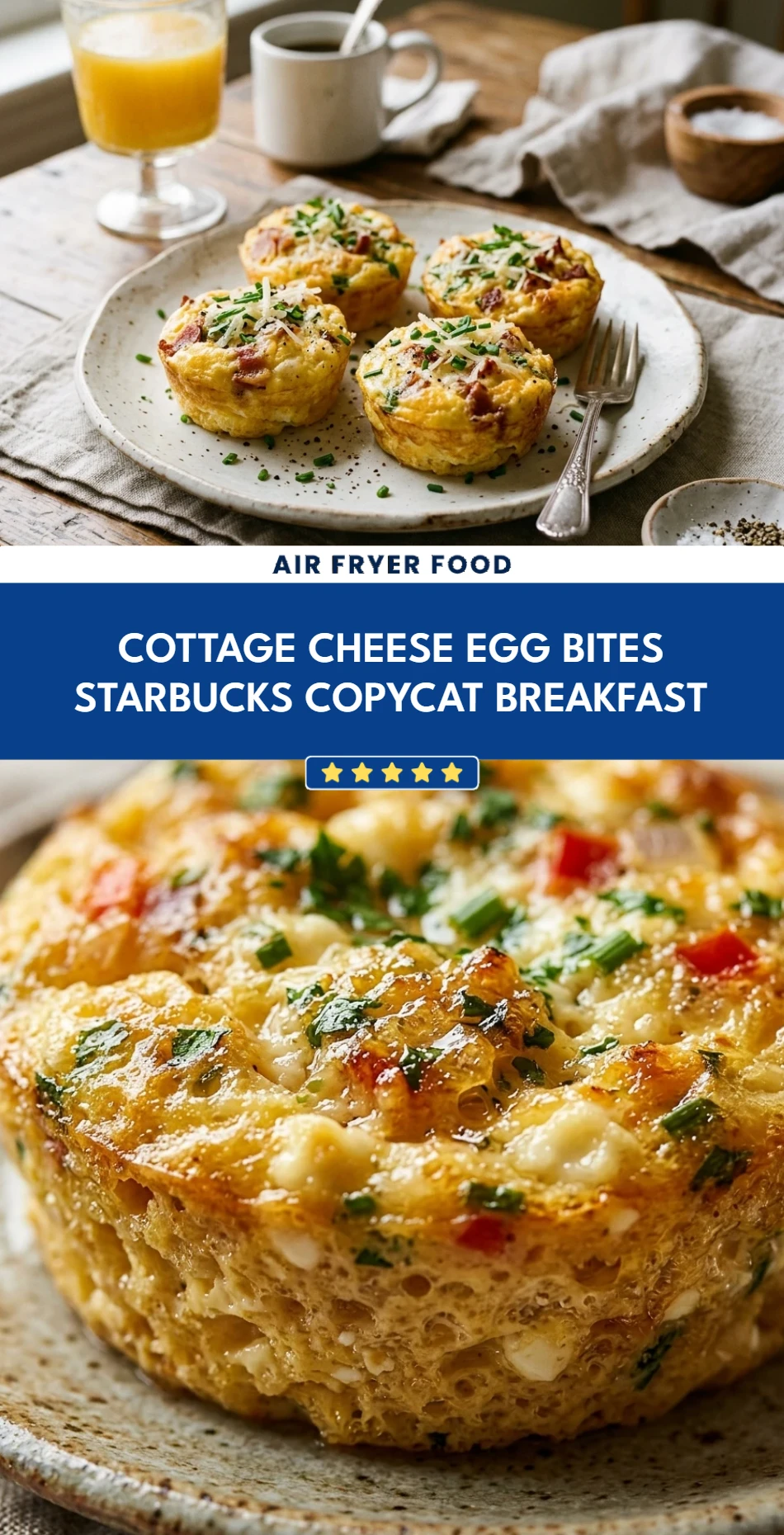 Cottage Cheese Egg Bites Starbucks Copycat Breakfast