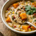 Cozy White Chicken Chili With Pumpkin