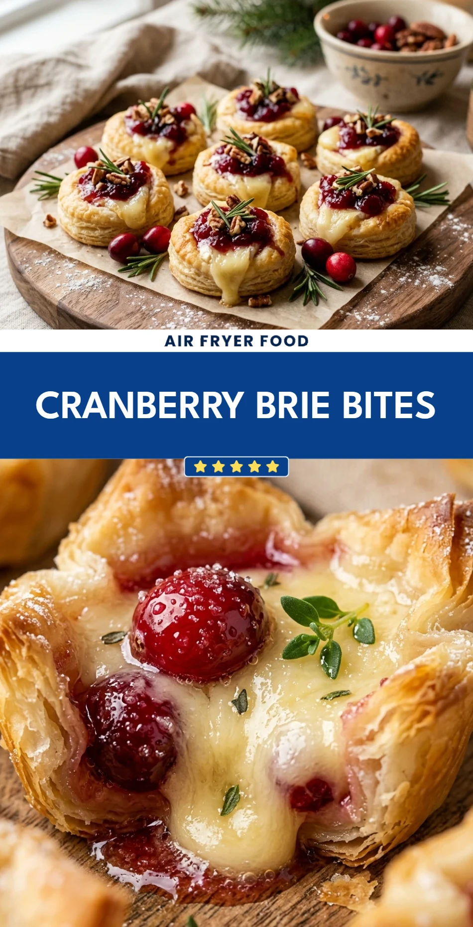 Cranberry Brie Bites