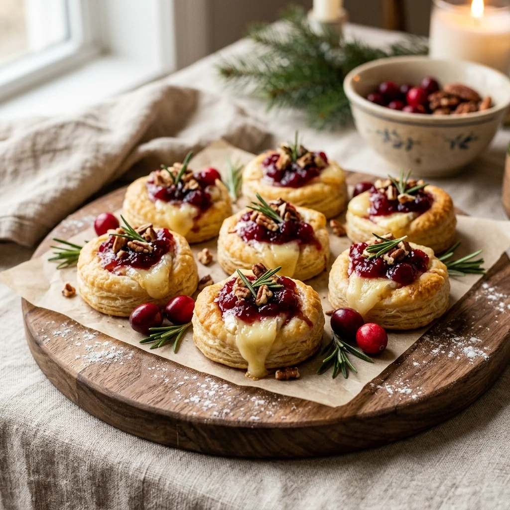Cranberry Brie Bites
