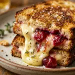 Cranberry Brie Grilled Cheese