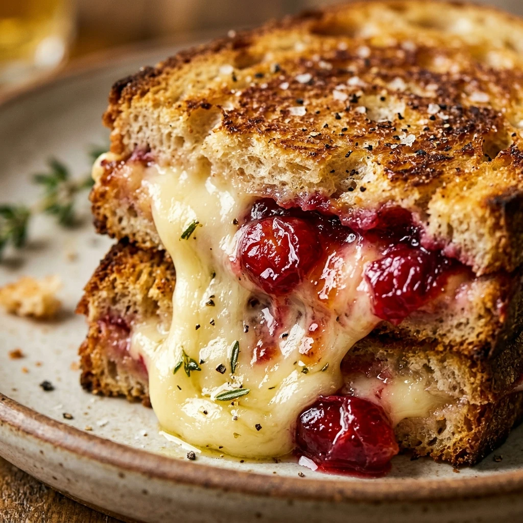 Cranberry Brie Grilled Cheese