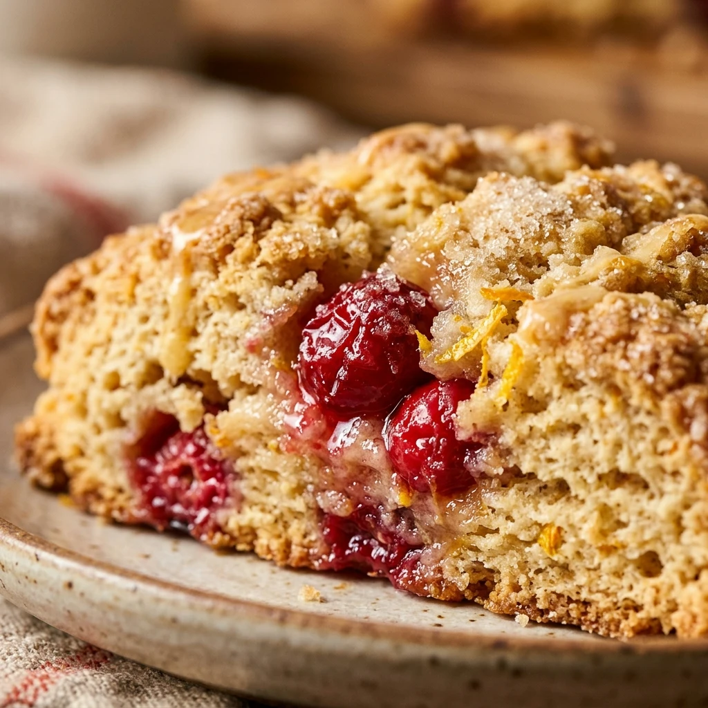 Cranberry Orange Breakfast Scones