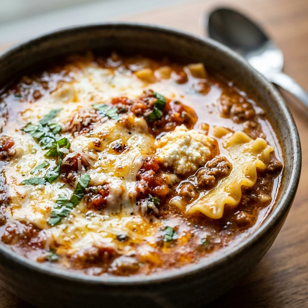 Creamy Lasagna Soup