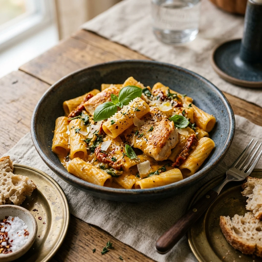 Creamy Marry Me Chicken And Pumpkin Pasta