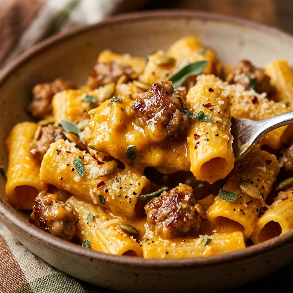 Creamy Pumpkin Sausage Pasta