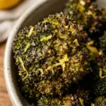 Crispy Air Fryer Broccoli Florets with Lemon Zest
