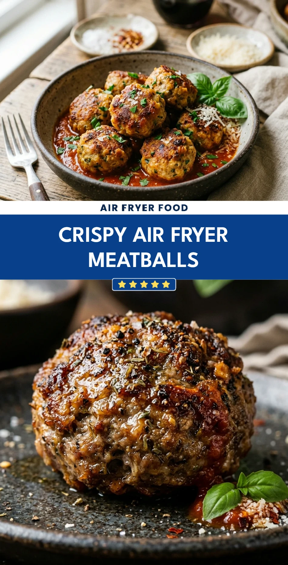 Crispy Air Fryer Meatballs