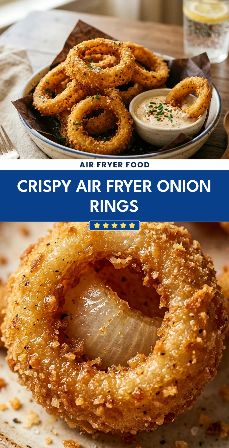 Crispy Air Fryer Onion Rings