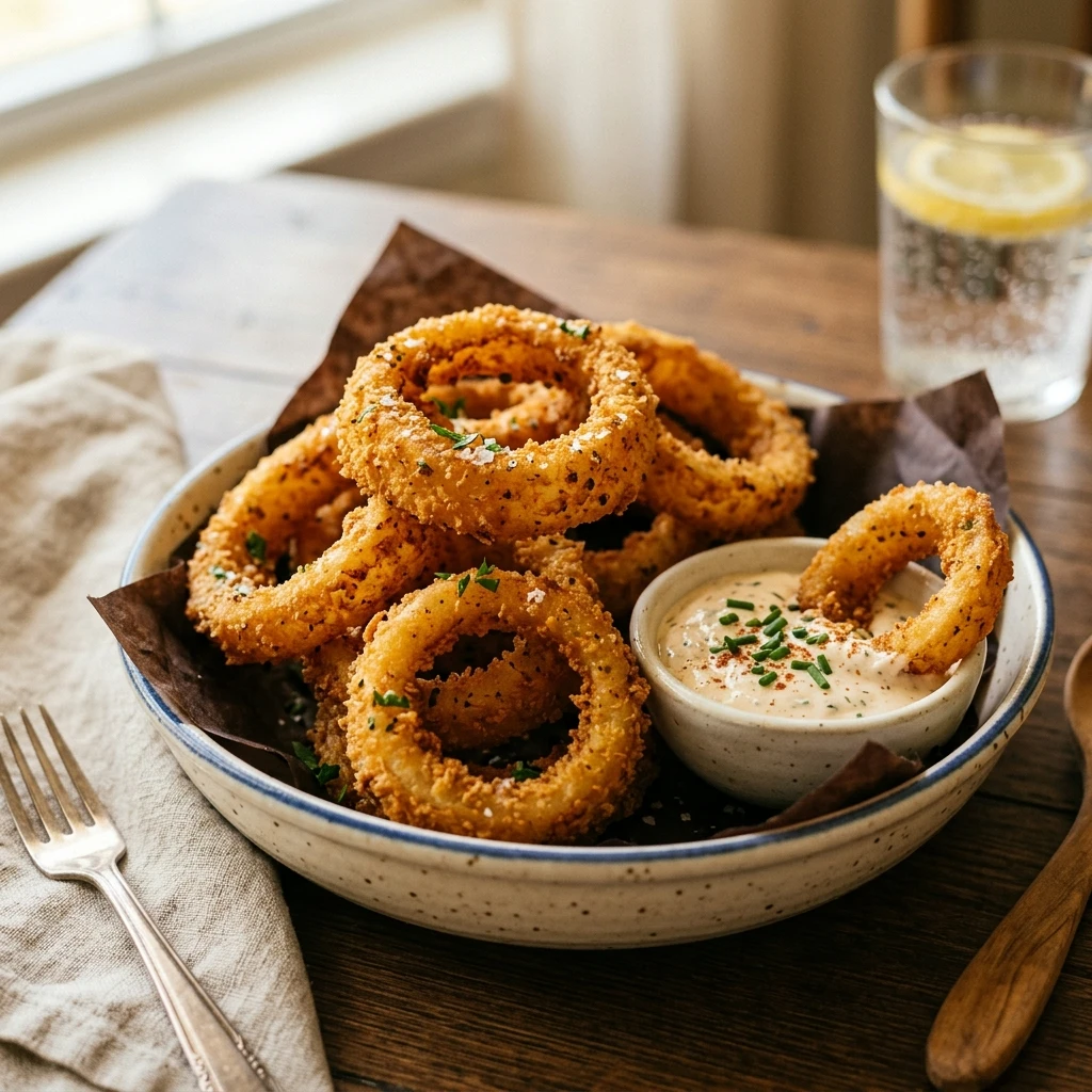 Crispy Air Fryer Onion Rings