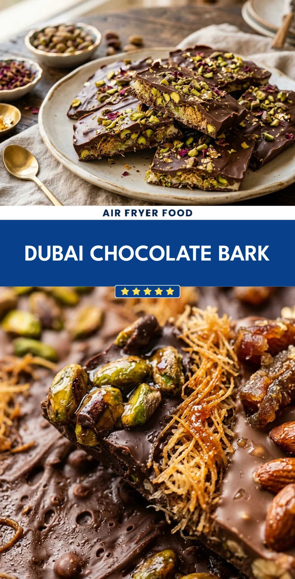 Dubai Chocolate Bark