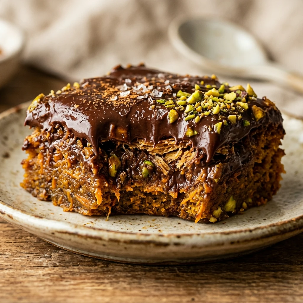 Dubai Chocolate Pumpkin Bars Viral Recipe