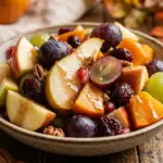 Fall Fruit Salad With Cinnamon Honey Dressing