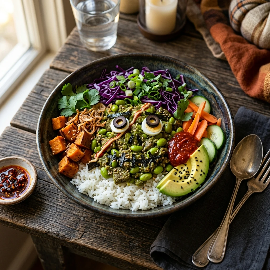 Frankenstein Rice Bowls