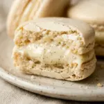 French Macarons with Vanilla Bean Ganache Filling