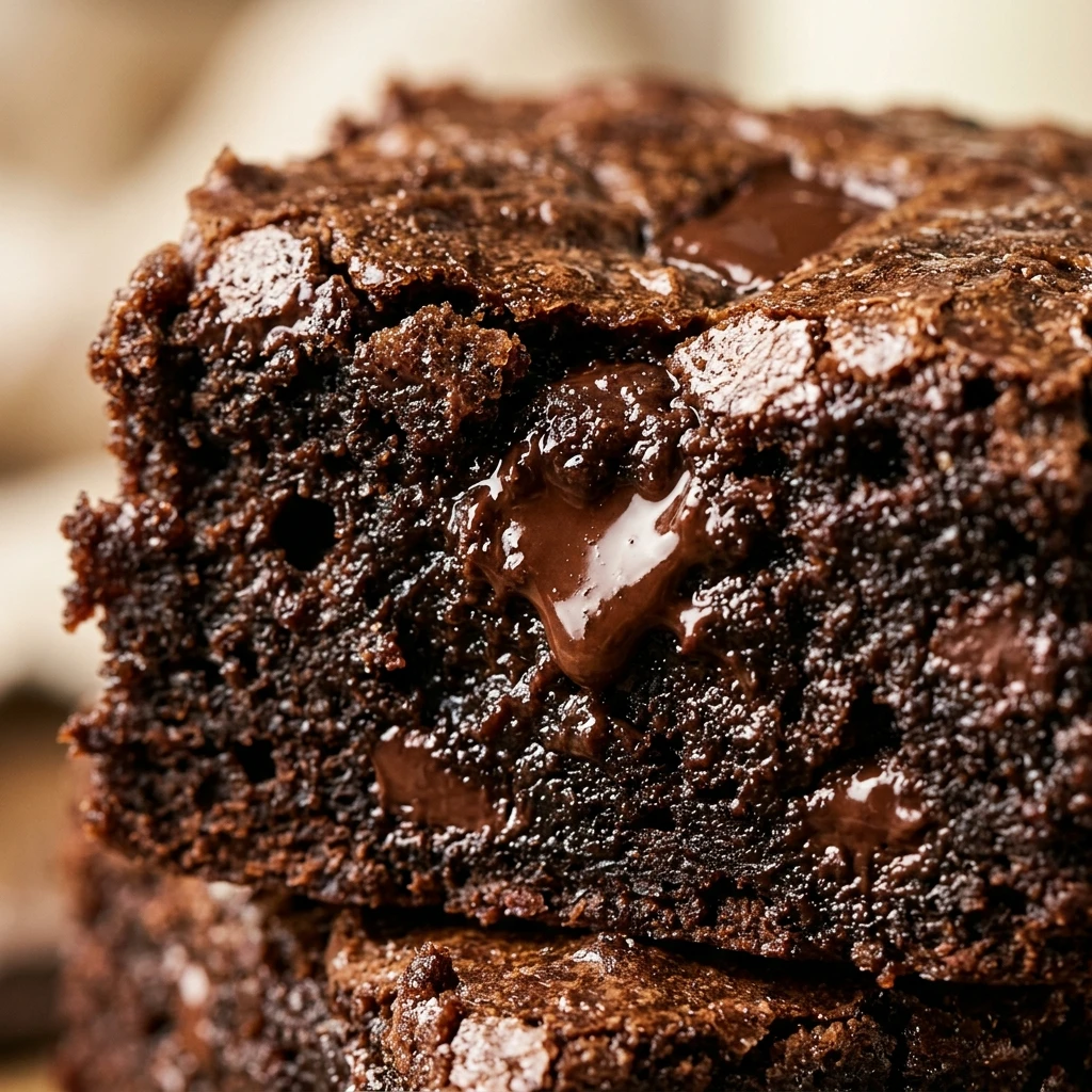 Fudgy Homemade Brownies from Scratch with Chocolate Chunks