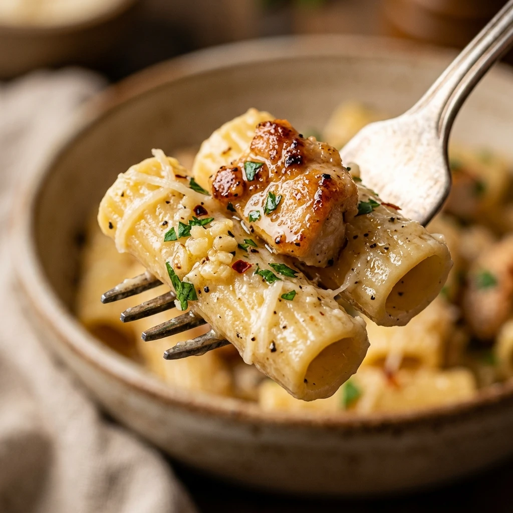Garlic Parmesan Chicken Pasta