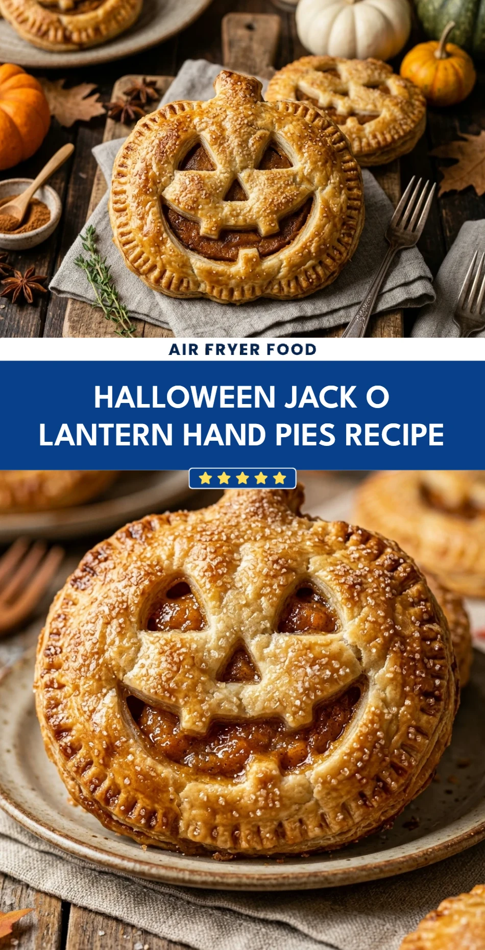 Halloween Jack O Lantern Hand Pies Recipe
