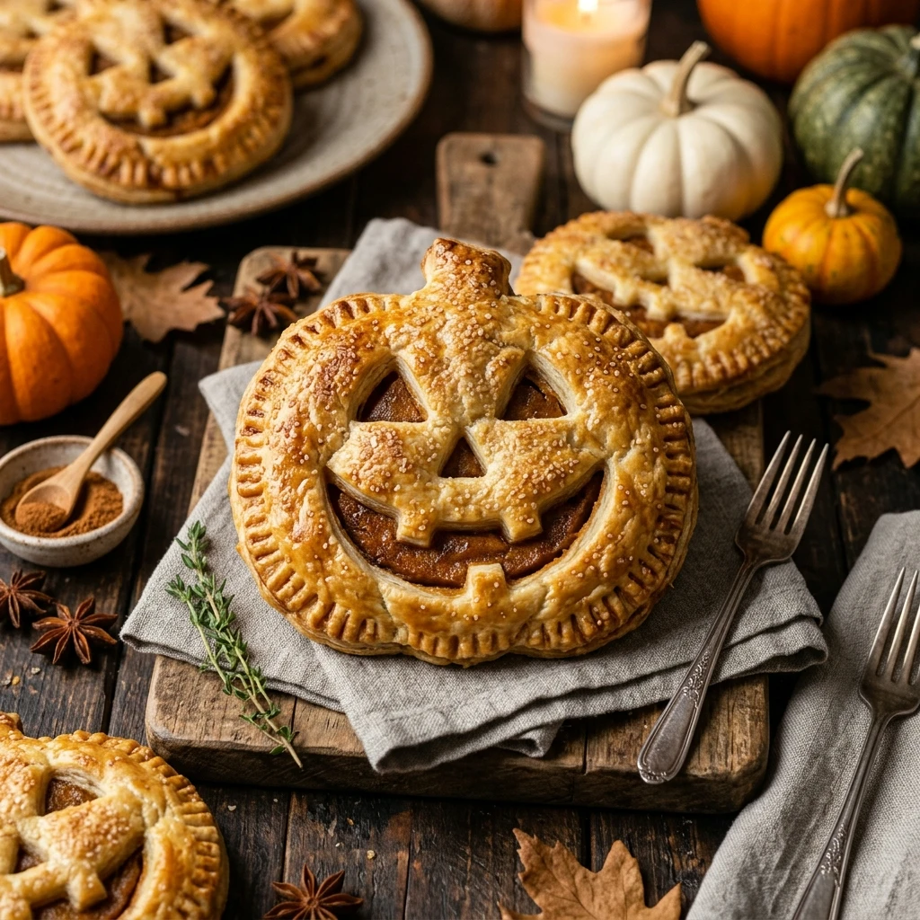 Halloween Jack O Lantern Hand Pies Recipe
