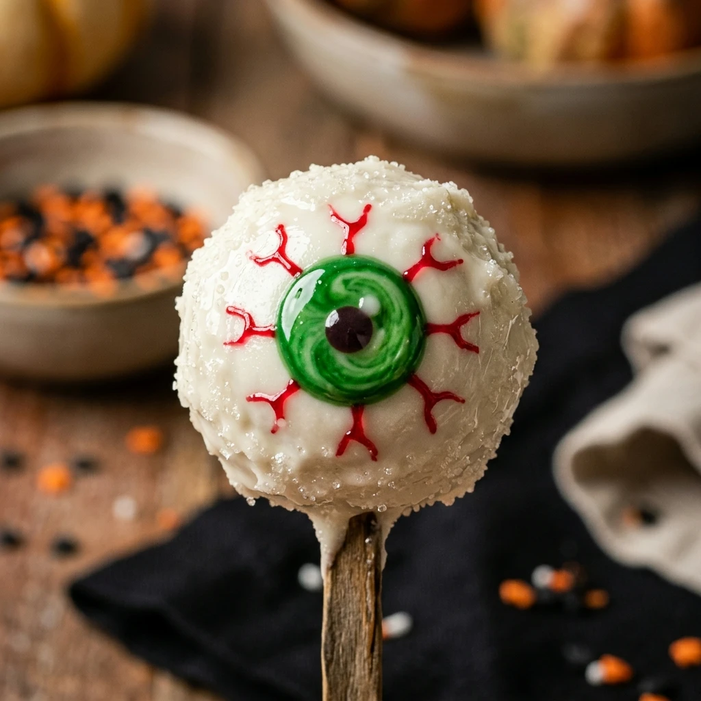 Halloween Monster Eyeball Cake Pops Recipe