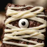 Halloween Mummy Brownies Easy Recipe