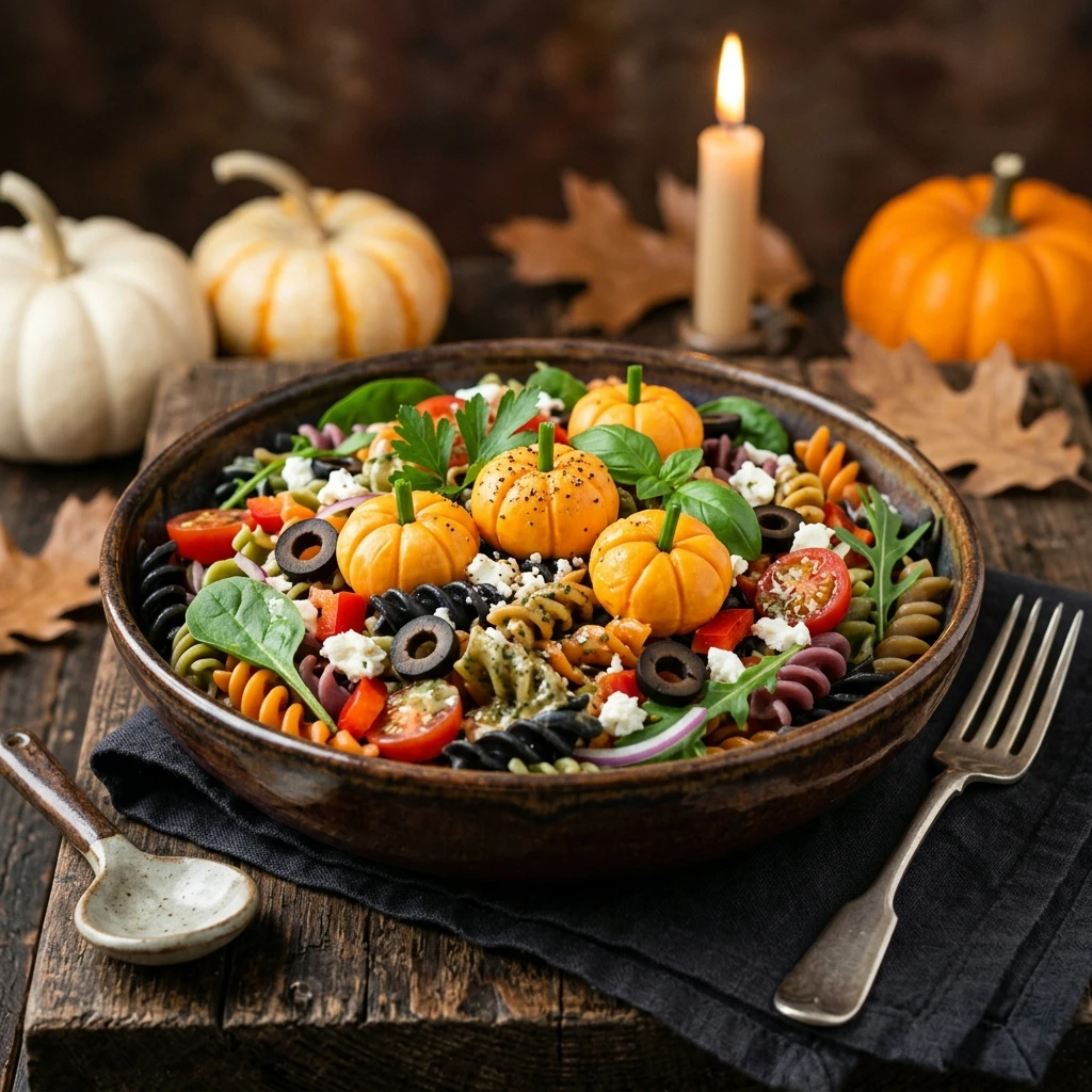 Halloween Pasta Salad