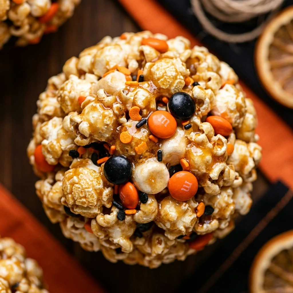 Halloween Popcorn Balls