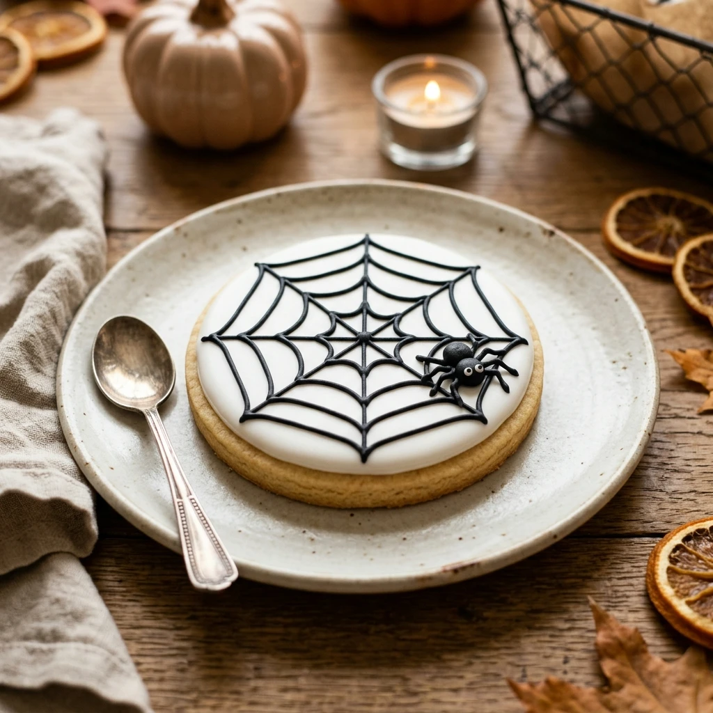 Halloween Spider Web Sugar Cookies Recipe