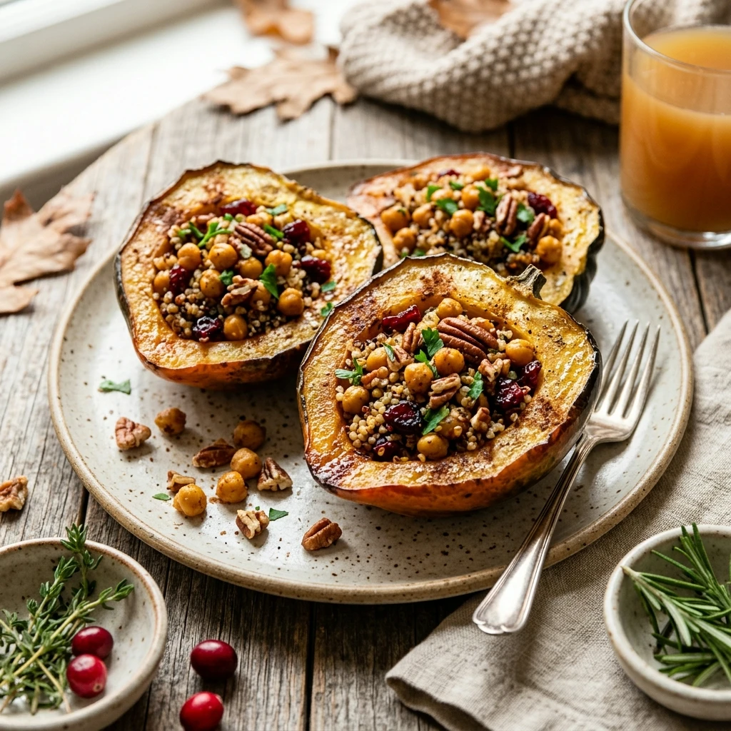 Healthy Air Fryer Acorn Squash Fall