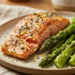 Healthy Air Fryer Salmon and Asparagus