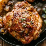 High Protein Apple Cider Chicken Thighs