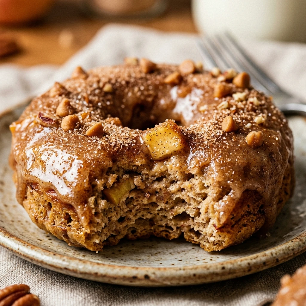High Protein Apple Cinnamon Protein Donuts