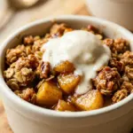 High Protein Apple Crumble With Vanilla Protein