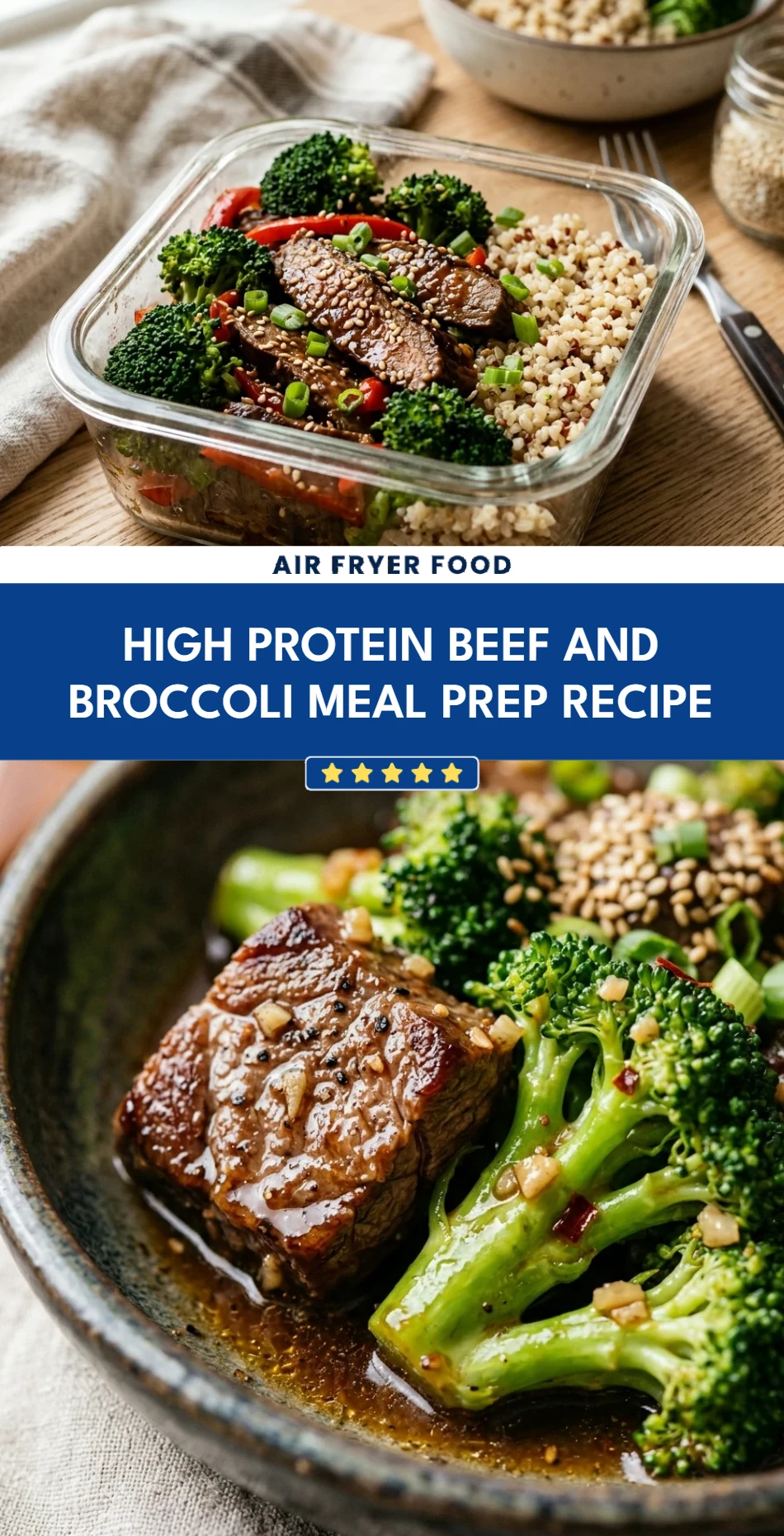 High Protein Beef And Broccoli Meal Prep Recipe