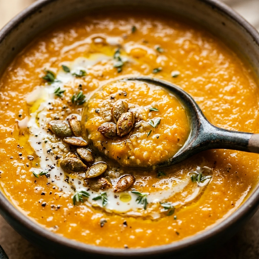 High Protein Butternut Squash Soup Protein Boosted